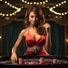 Antarmuka pemilihan meja Live Dealer dengan filter batas taruhan dan status pemain